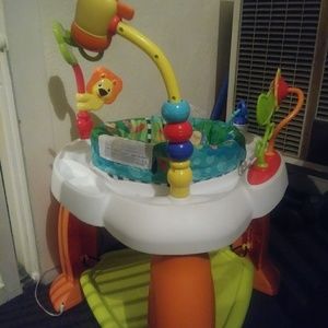 White and green jumperoo